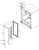 Left refrigerator door