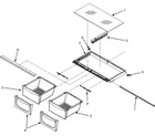 Maytag MFF2557KES crisper assembly diagram