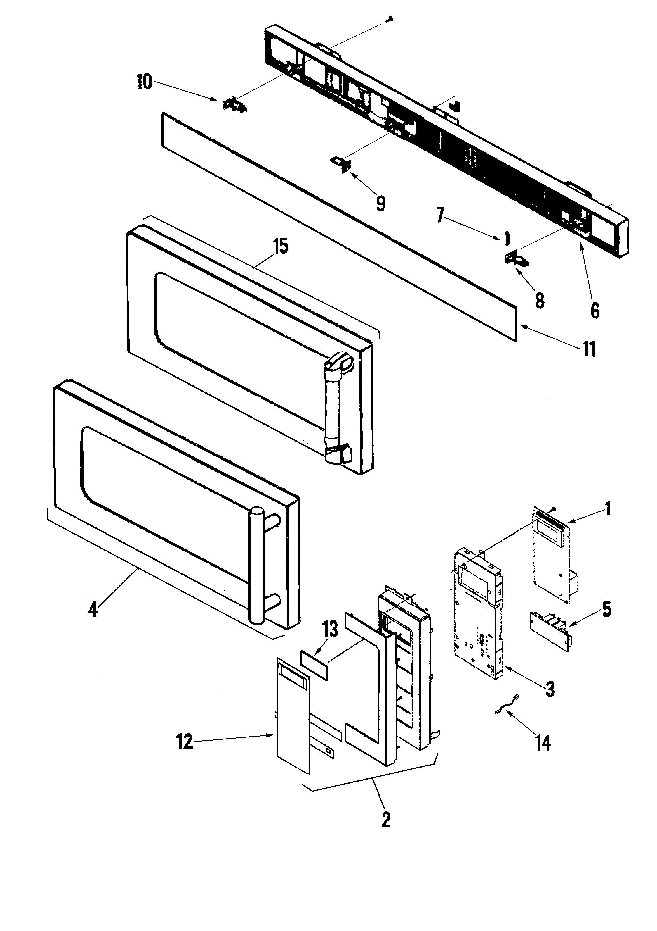 CONTROL PANEL/DOOR/GRILLE