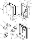 Refrigerator door