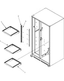 Refrigerator shelves