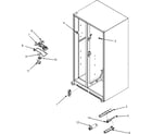 Maytag MSD2650KEU evap fan/crisp light/water filter diagram