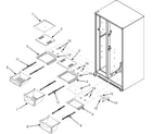 Maytag MCD2257KES crisper assembly diagram