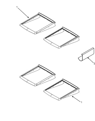 Refrigerator shelves