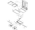 Kenmore 59666122700 refrigerator shelving diagram