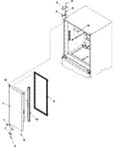 Left refrigerator door