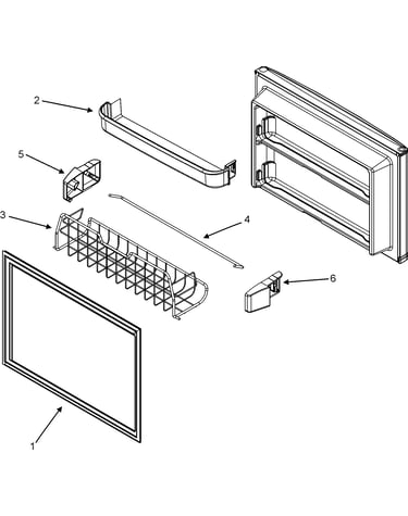 Freezer inner door