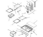 Maytag GT1887PEKW shelves & accessories diagram