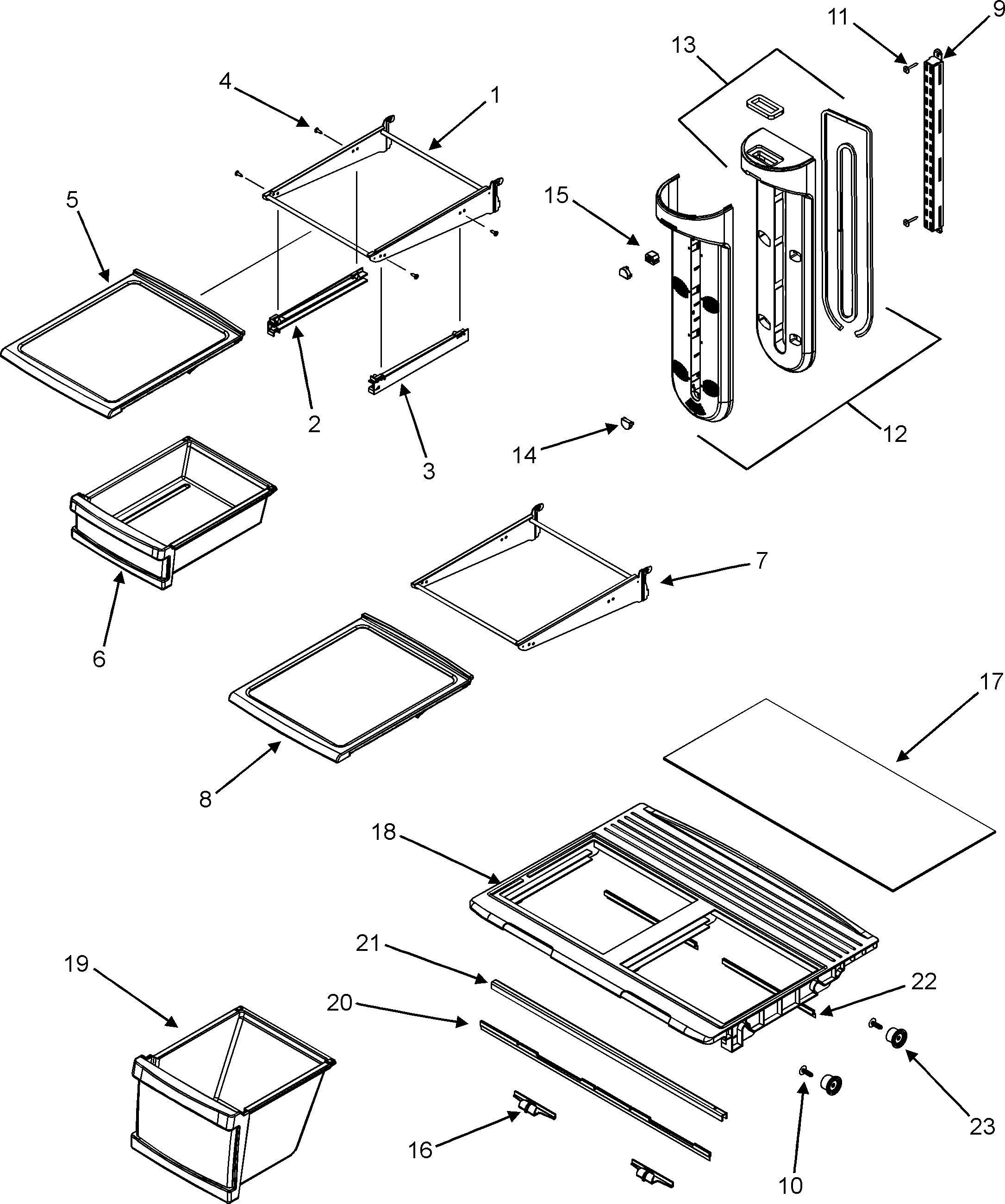 Shelves & accessories
