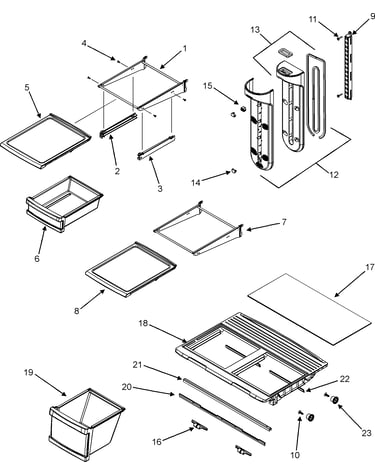 Shelves & accessories