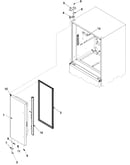 Left refrigerator door