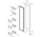 Amana ASB2623HRW freezer door diagram