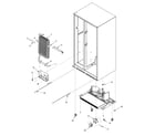 Amana ASB2623HRQ evaporator assy and rollers diagram