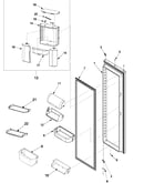 Refrigerator door