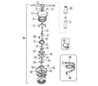 Maytag DWU9200AAX pump & motor diagram