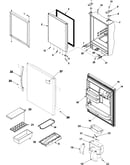 Refrigerator door