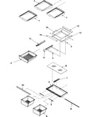 Refrigerator shelving