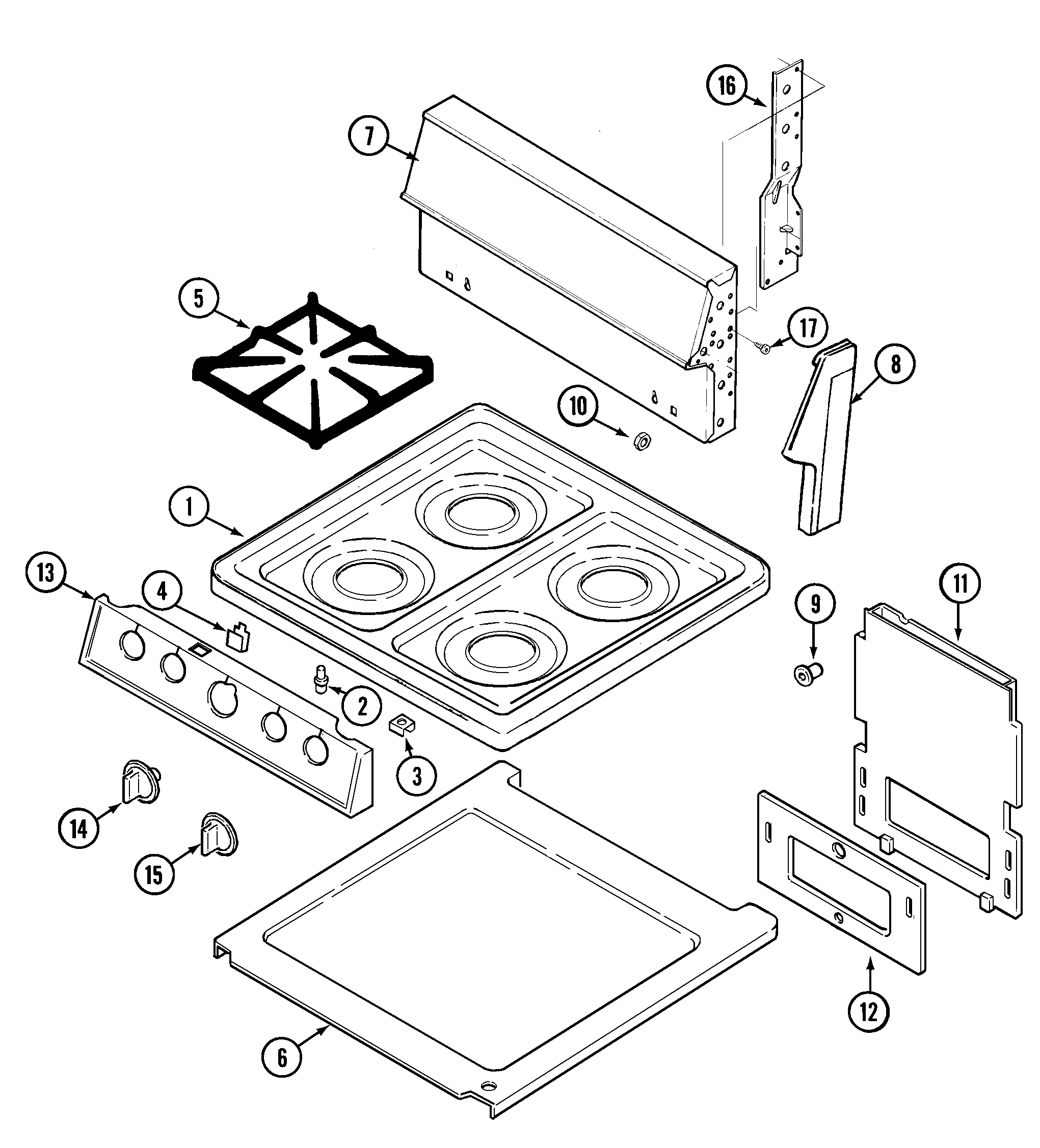 Top assembly