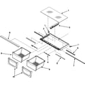 Maytag MFI2568AEB crisper assembly diagram