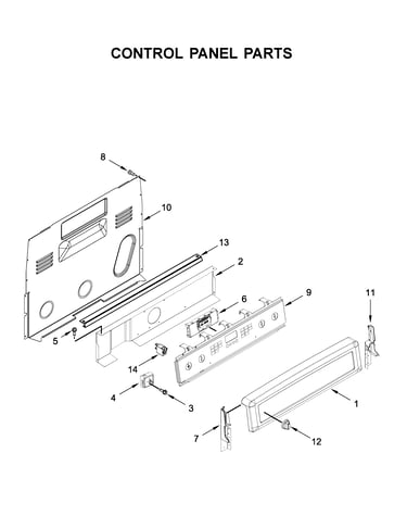Control panel parts
