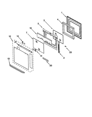 Oven door