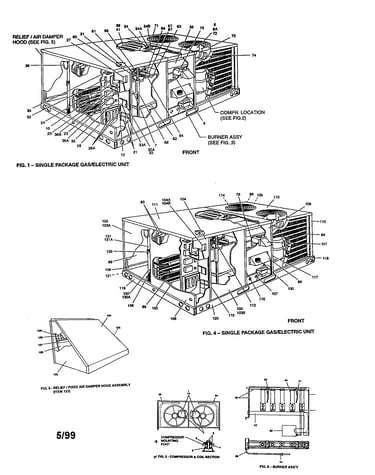 Gas/electric unit