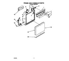 Whirlpool DU8016XX4 frame and console diagram