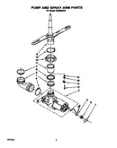 Pump and sprayarm