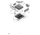 Roper WU5750Y1 dishrack diagram