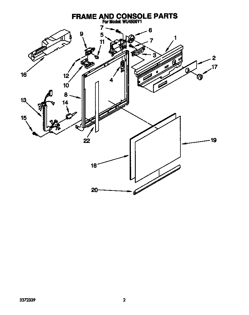 FRAME AND CONSOLE