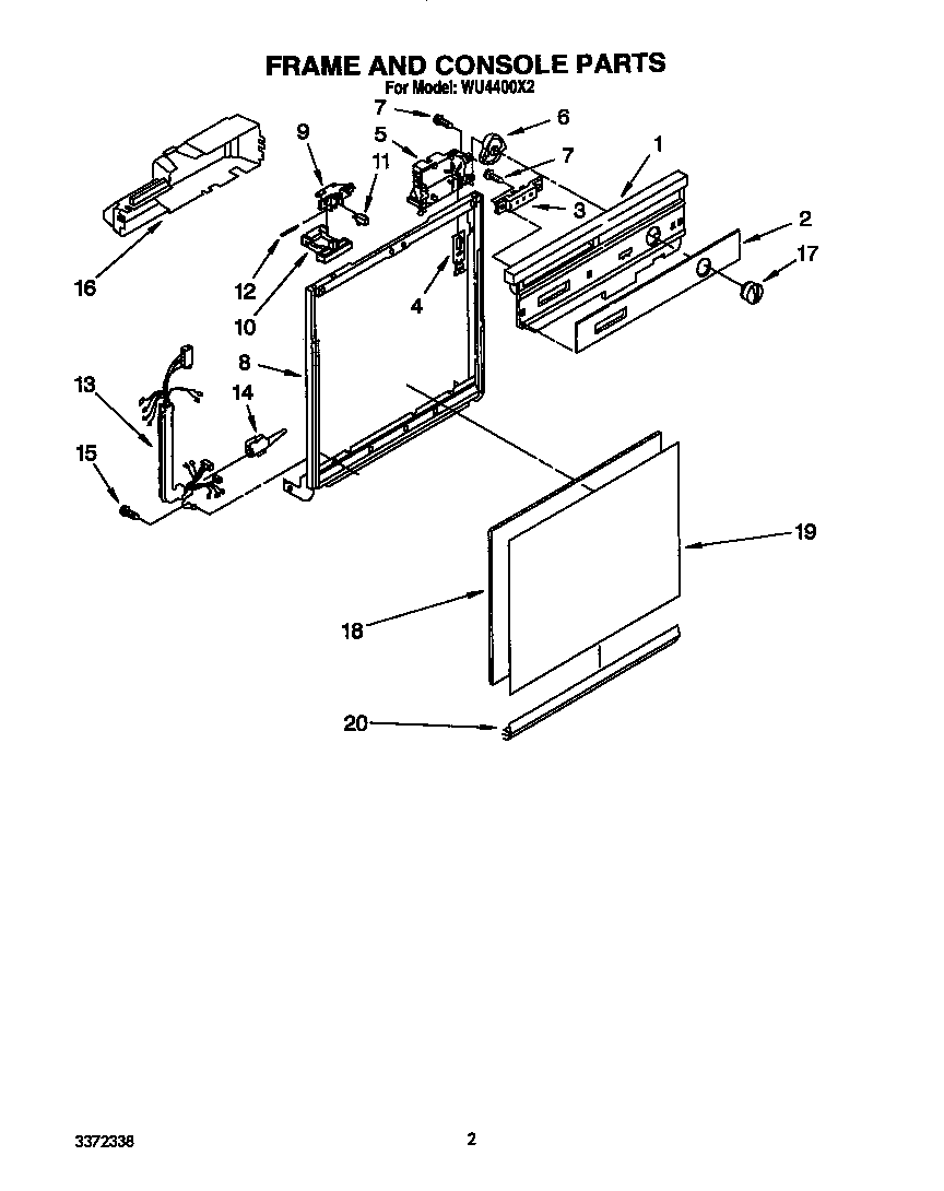 FRAME AND CONSOLE