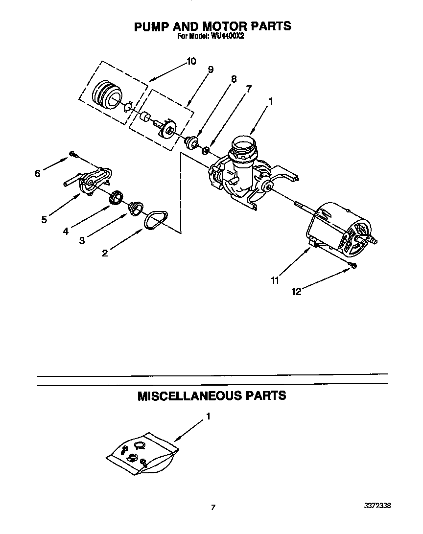 Pump and motor