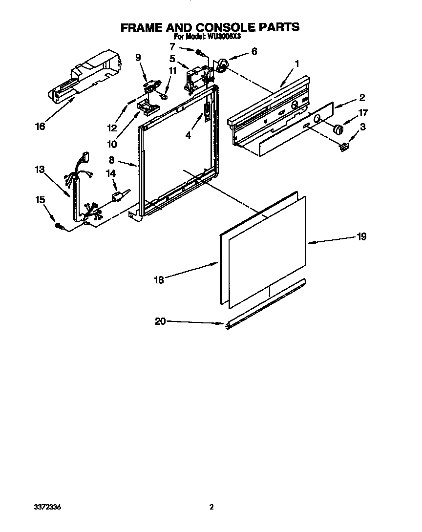 FRAME AND CONSOLE