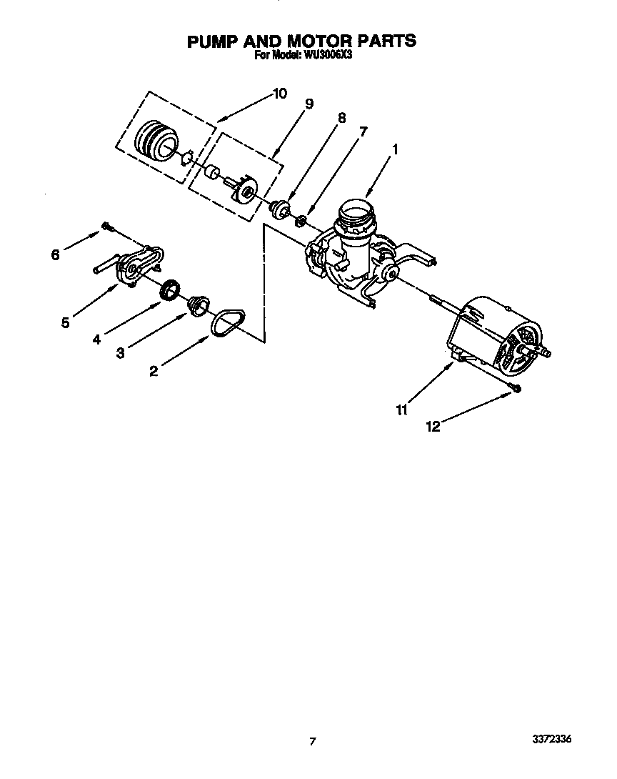 Pump and motor