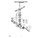Roper WU3000X3 pump and sprayarm diagram