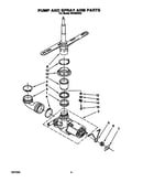 Pump and sprayarm