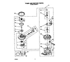 Whirlpool DU9450XY1 pump and motor diagram