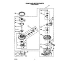 Whirlpool DU9400XY1 pump and motor diagram
