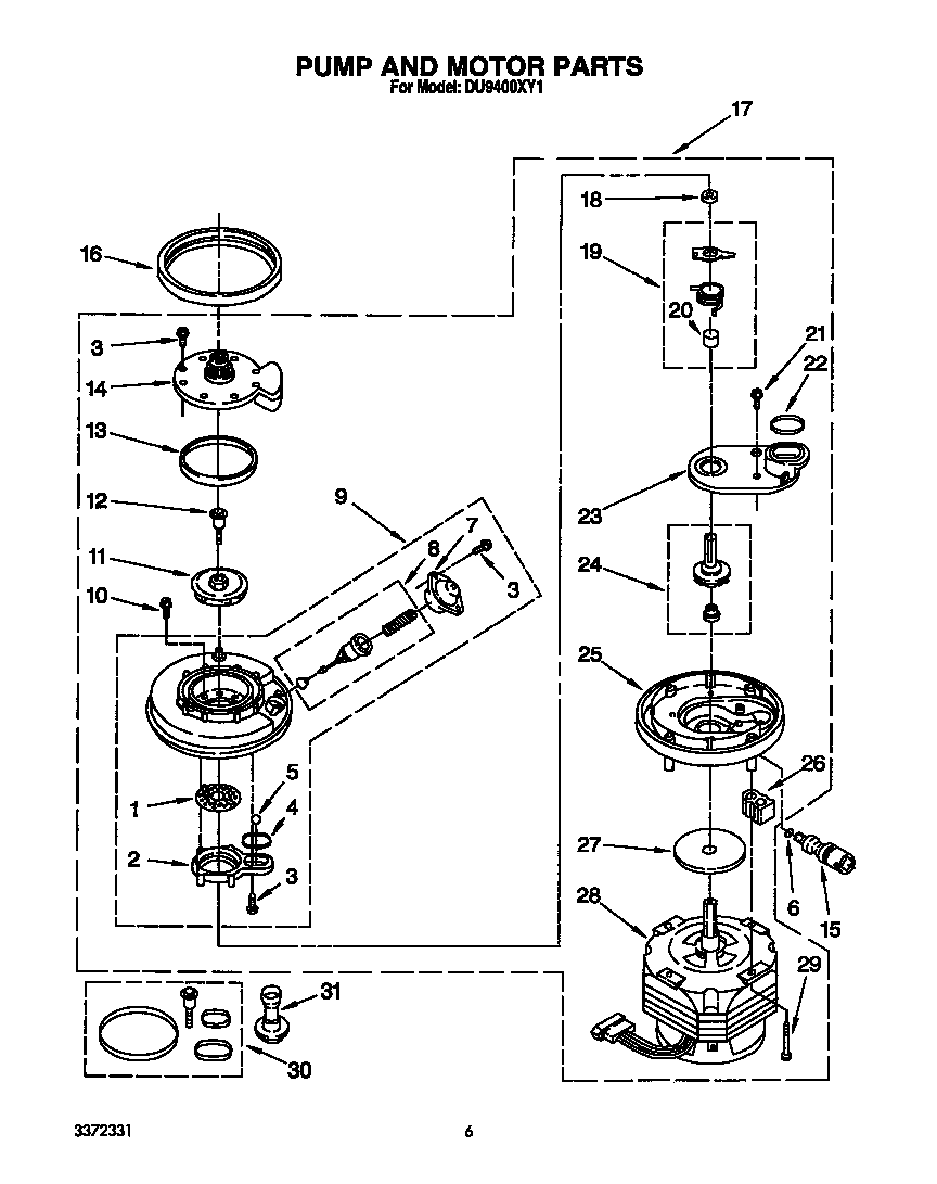 Pump and motor
