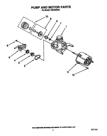 Pump and motor