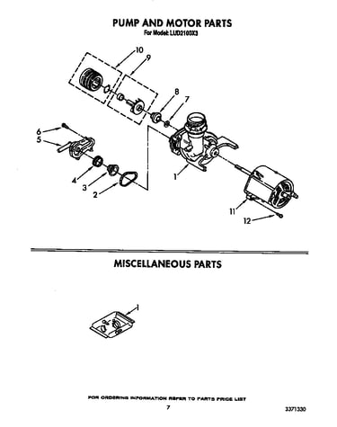 Pump and motor