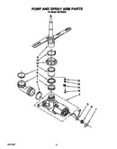 Pump and spray arm