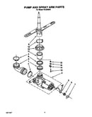 Pump and spray arm