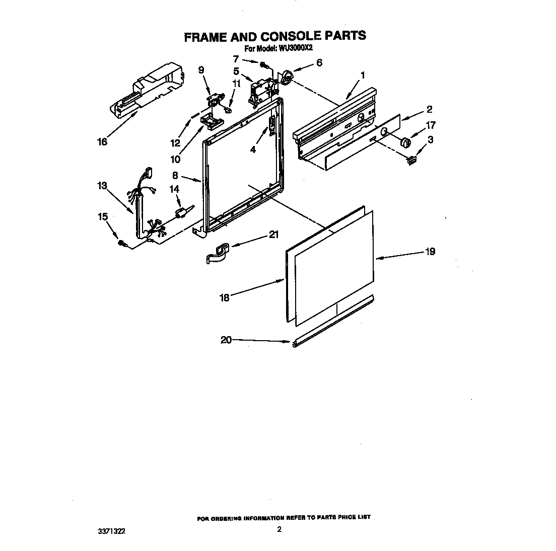 FRAME AND CONSOLE