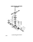 Pump and spray arm