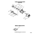 Roper WU3000X2 pump and motor diagram