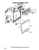 Frame and console