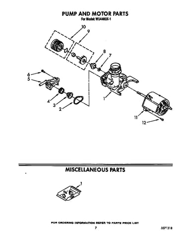 Pump and motor