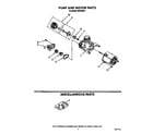 Roper WU3000X1 pump and motor diagram