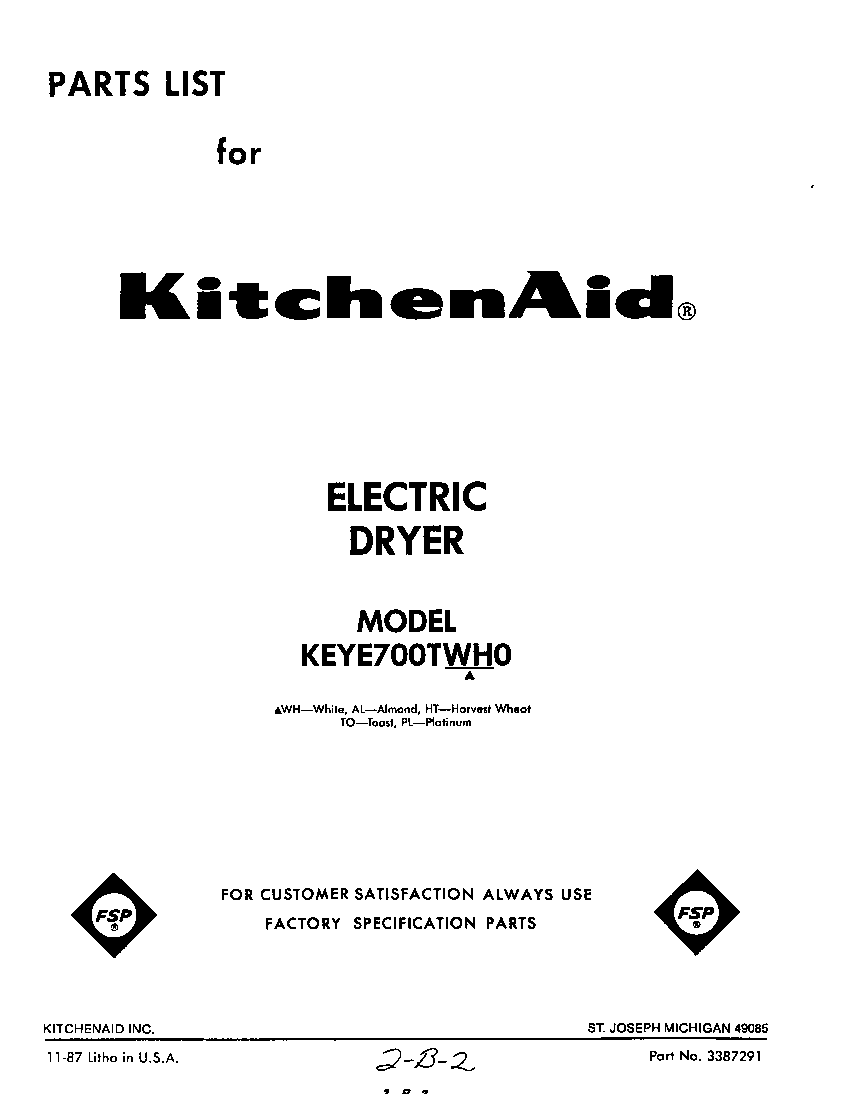 Parts Diagram